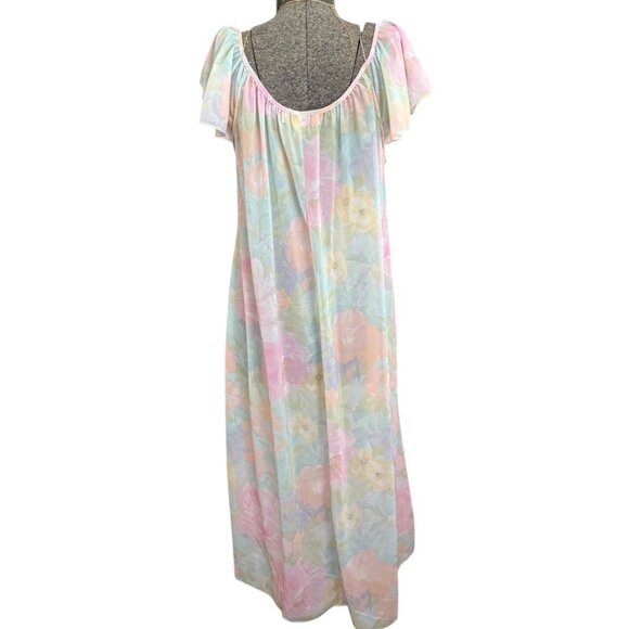 Vintage Miss Elaine “Silk Essence” Nightgown - PM Petite Medium - Picture 10 of 11